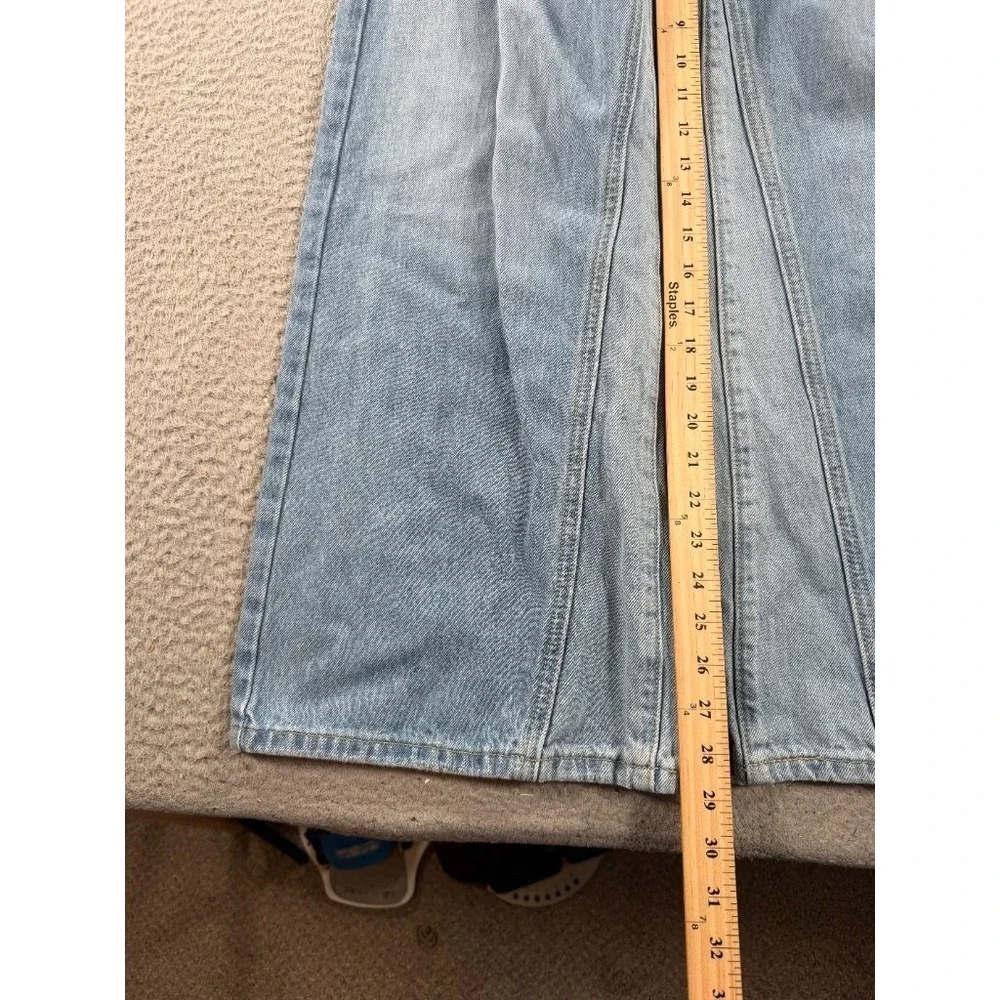 Levi's '94 Baggy Wide Leg Jeans Womens 28 Light Wash Denim Y2K Skater Baggy